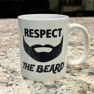 respect the beard coffee mug